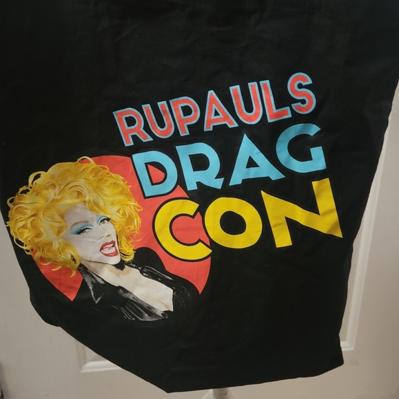 Bag Edge RUPAULS DRAG CON black bag 100% cotton - Picture 2 of 3